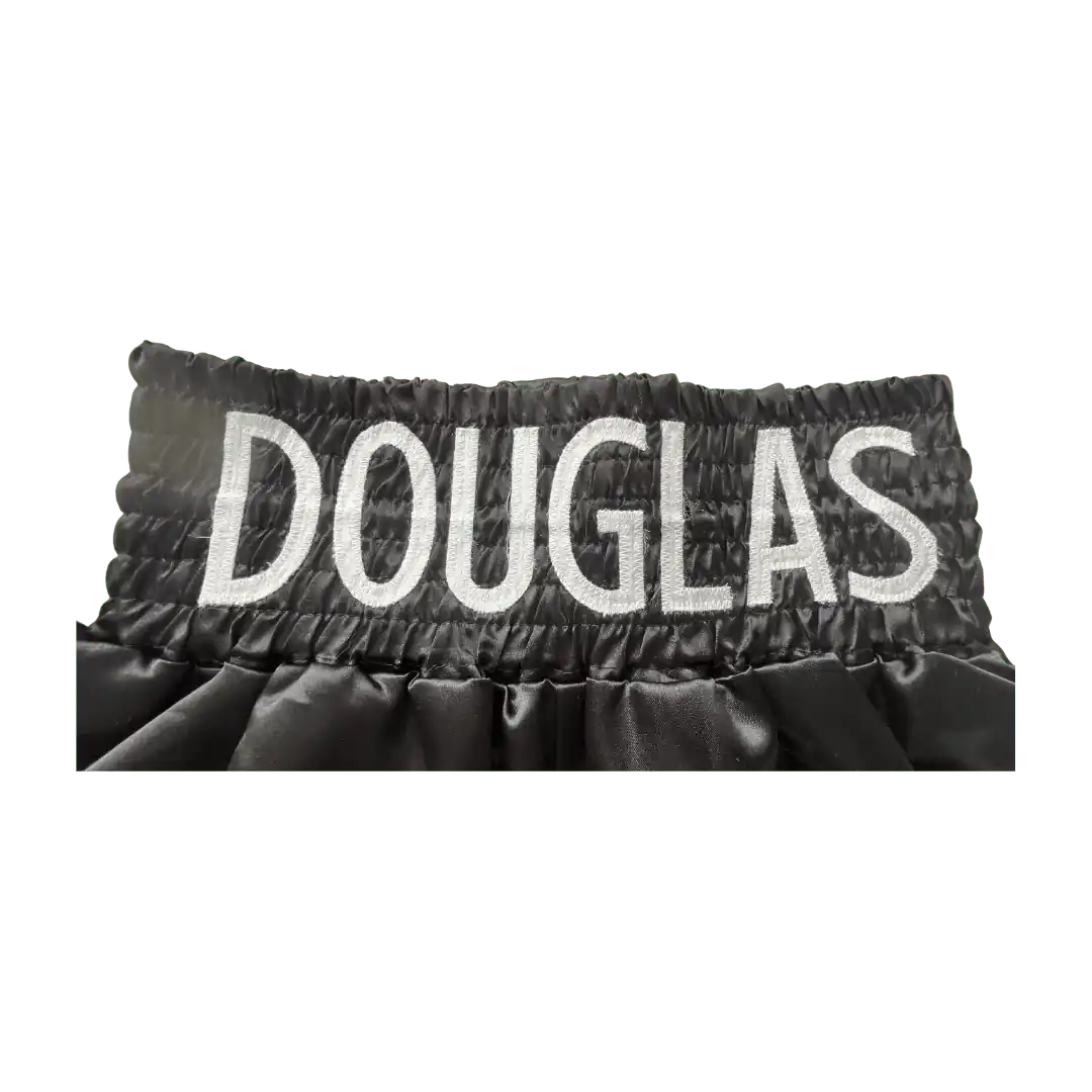 Buster Douglas Autographed Black Boxing Shorts - JSA COA