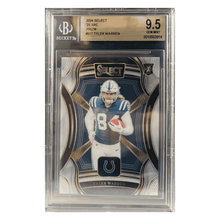 Tyler Warren BGS 9.5 2024 Panini Select '25 XRC Prizm Card #517