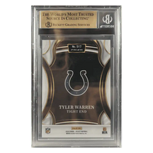 Tyler Warren BGS 9.5 2024 Panini Select '25 XRC Prizm Card #517