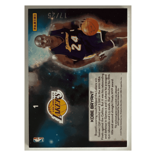 Kobe Bryant 2011 Panini Absolute Memorabilia Stargazing #d/ 25 Card #1