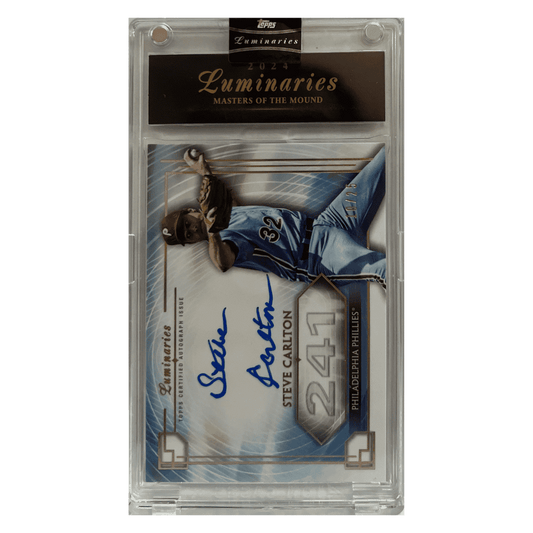 Steve Carlton 2024 Topps Luminaries Masters of the Mound Autograph #d/ 25 Card #MOM-SC1