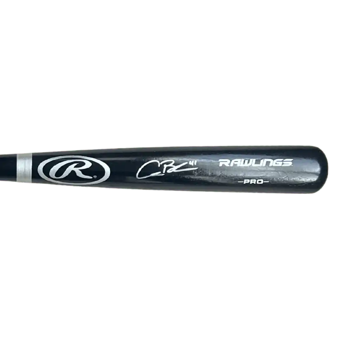 Alec Burleson St Louis Cardinals Autographed Big Stick Black Bat - JSA COA