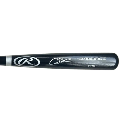 Alec Burleson St Louis Cardinals Autographed Big Stick Black Bat - JSA COA