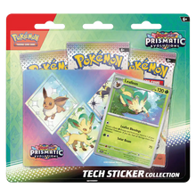 Pokémon TCG: Scarlet & Violet Prismatic Evolutions Leafeon Tech Sticker Collection