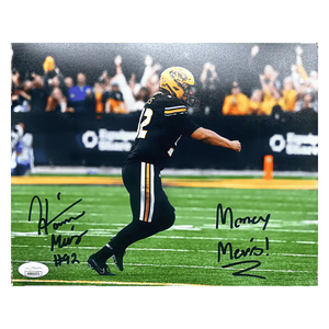 Harrison Mevis Missouri Tigers Autographed 8x10 Photo with Inscription - JSA COA