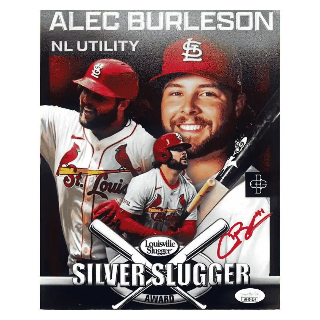 Alec Burleson St Louis Cardinals Autographed 8x10 Photo - JSA COA