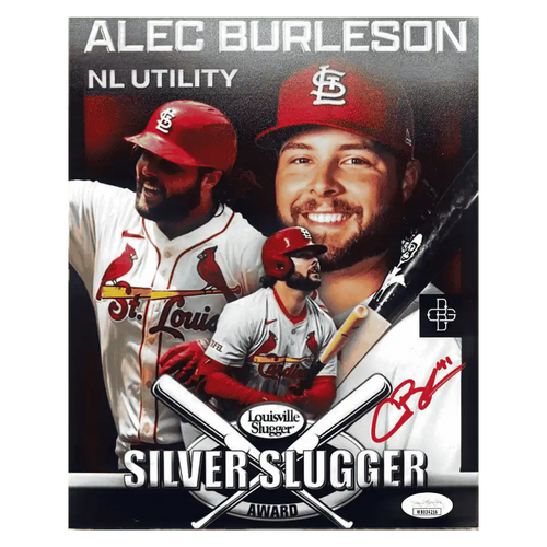 Alec Burleson St Louis Cardinals Autographed 8x10 Photo - JSA COA