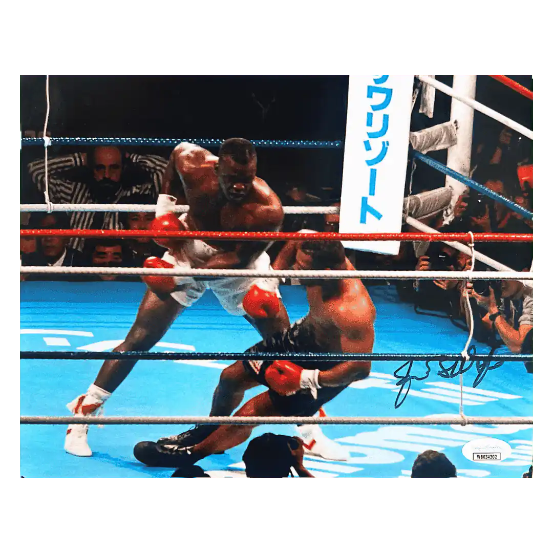 Buster Douglas Autographed 8x10 Photo - JSA COA