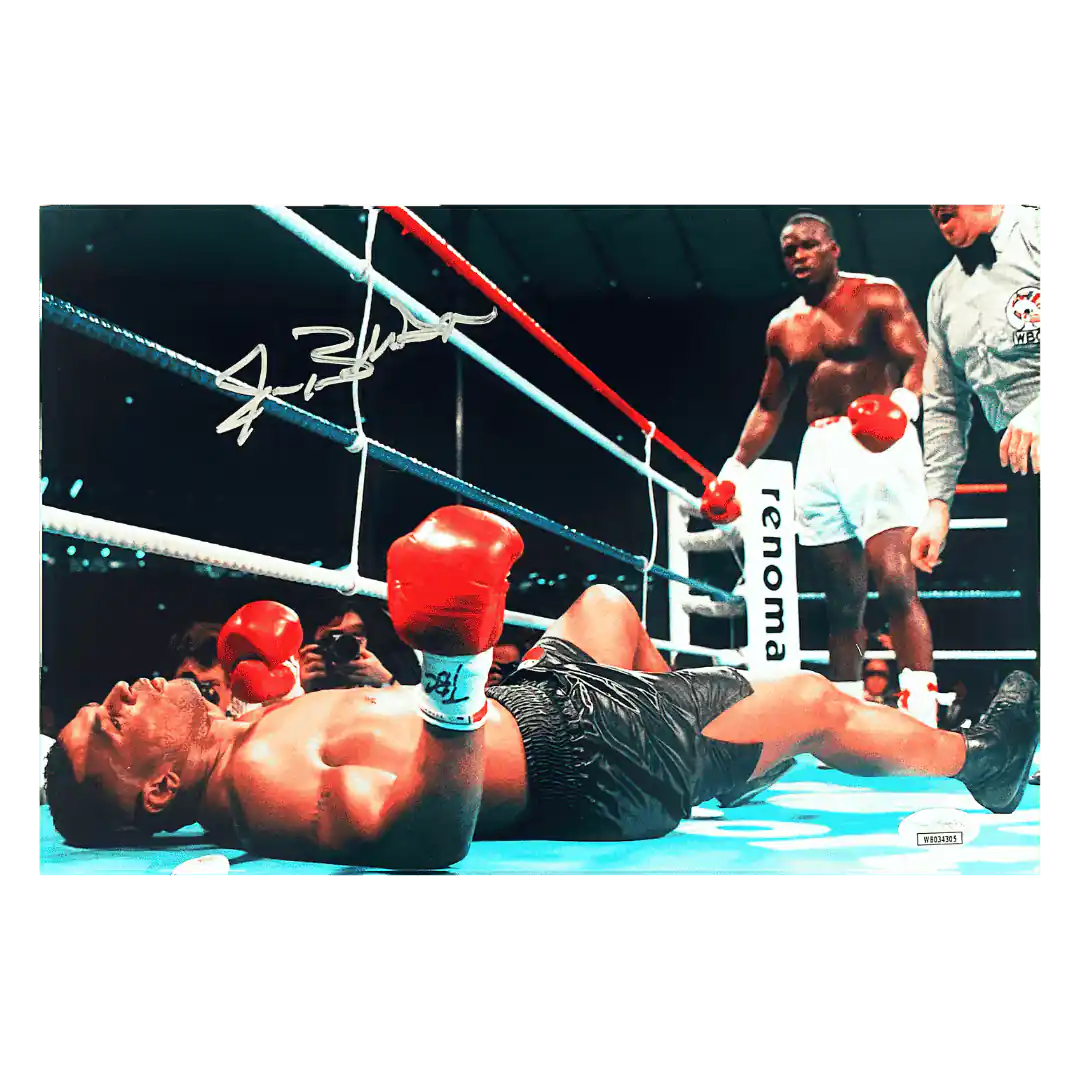 Buster Douglas Autographed 8x12 Photo - JSA COA