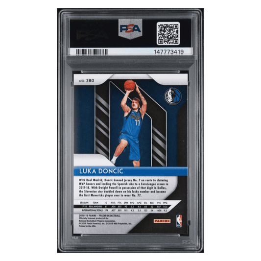 Luka Doncic PSA 10 2018 Panini Prizm Rookie RC Card #280