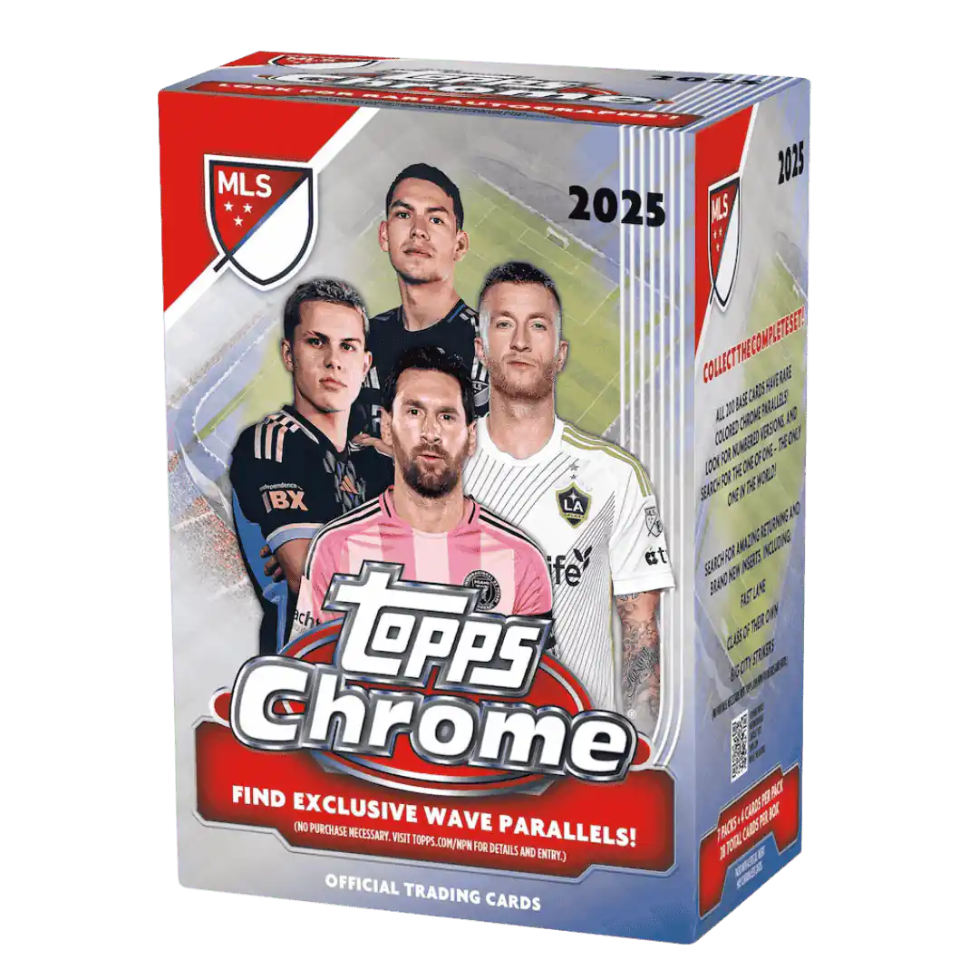 2025 Topps Chrome MLS Soccer Blaster Box
