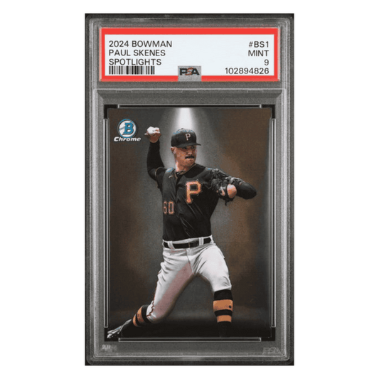 Paul Skenes PSA 9 2024 Topps Bowman Chrome Spotlights Card #BS1