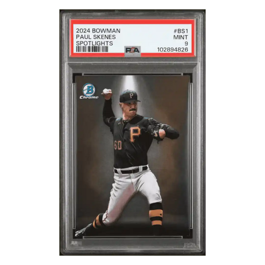 Paul Skenes PSA 9 2024 Topps Bowman Chrome Spotlights Card #BS1