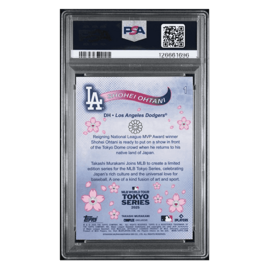 Shohei Ohtani PSA 9 2025 Topps Murakami Tokyo Series Card #1