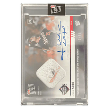 Juan Soto 2019 Topps Now Game Used Base Relic Autograph #d/ 99 Card #1068A