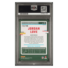 Jordan Love PSA 10 2023 Panini Donruss Optic Flex #d/ 149 Card #68