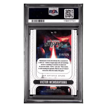 Victor Wembanyama PSA 9 2023 Panini Phoenix Rookie Rising Red #d/ 125 Card #13