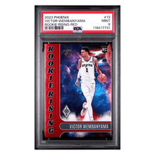 Victor Wembanyama PSA 9 2023 Panini Phoenix Rookie Rising Red #d/ 125 Card #13