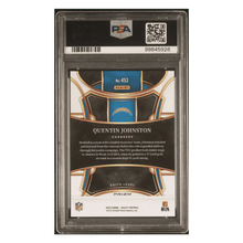 Quentin Johnston PSA 10 2023 Panini Select Tie Dye Prizm Rookie RC #d/ 25 Card #453
