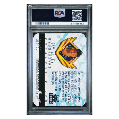 Ray Allen PSA 9 1997 Skybox Hoops Frequent Flyer Club Card #11