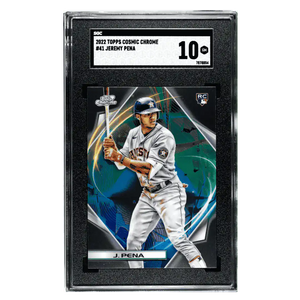 Jeremy Pena SGC 10 2022 Topps Cosmic Chrome Rookie RC Card #41