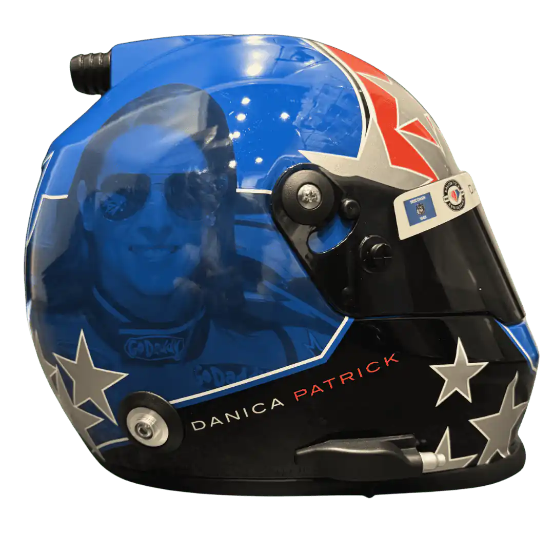 Danica Patrick Autographed Full Size Nascar Racing Helmet - Pristine COA