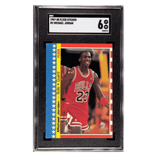 Michael Jordan SGC 6 1987-88 Fleer Card #2
