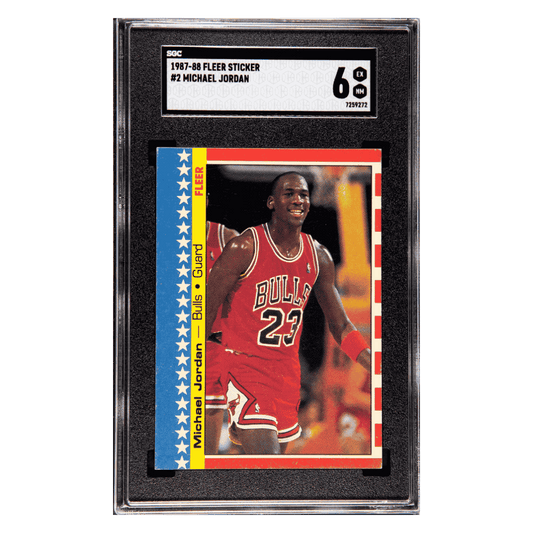 Michael Jordan SGC 6 1987-88 Fleer Card #2