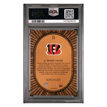 Ja'Marr Chase PSA 10 2025 Panini Mosaic Micro Mosaic Case Hit Card #21