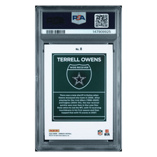 Terrell Owens PSA 9 2024 Panini Donruss Downtown! Card #8