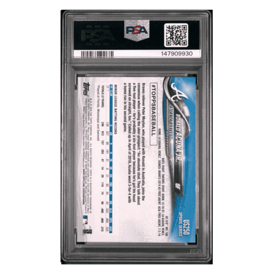 Ronald Acuna Jr PSA 10 2018 Topps Update Rookie RC Card #US250
