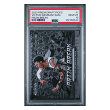 Victor Wembanyama PSA 10 2023 Panini Prizm Draft Picks Prizm Break Rookie RC Card #1