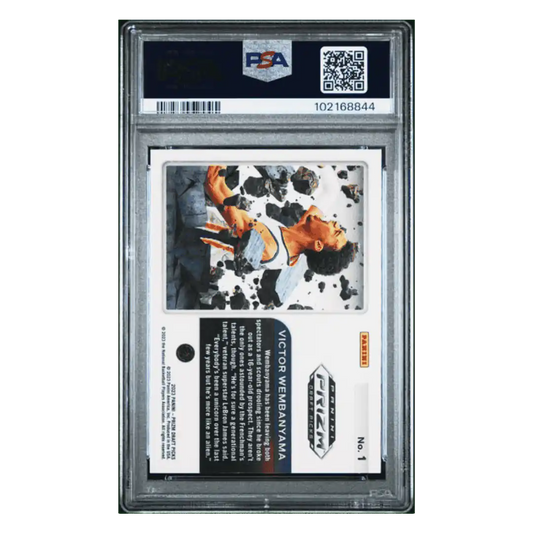 Victor Wembanyama PSA 10 2023 Panini Prizm Draft Picks Prizm Break Rookie RC Card #1