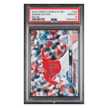 Shohei Ohtani PSA 10 2018 Topps Complete Set Retail Rookie RC Card #700