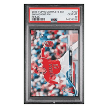 Shohei Ohtani PSA 10 2018 Topps Complete Set Retail Rookie RC Card #700
