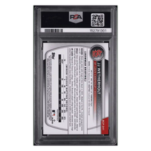 JJ Wetherholt PSA 9 2025 Topps Bowman Chrome Prospects Gold Shimmer #d/ 50 Card #BCP241