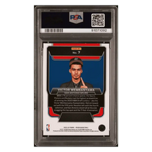 Victor Wembanyama PSA 8 2023 Panini Prizm Luck of the Lottery Card #7