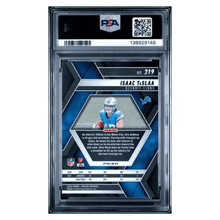 Isaac Teslaa PSA 10 2025 Panini Mosaic Red Camo Rookie RC Card #319