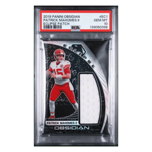 Patrick Mahomes PSA 10 2019 Panini Obsidian Eclipse Patch #d/ 100 Card #EC1