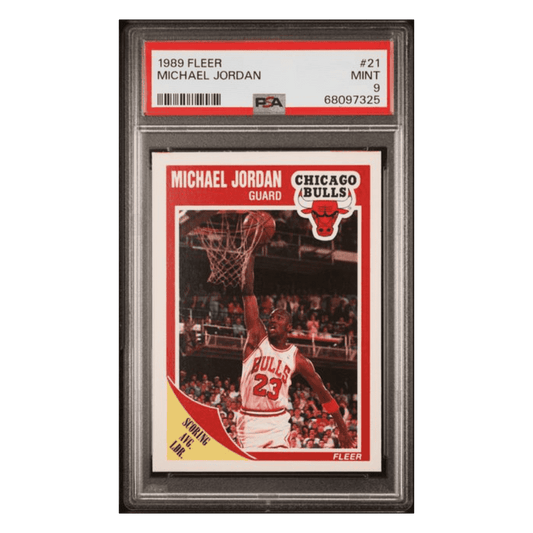 Michael Jordan PSA 9 1989 Fleer Card #21