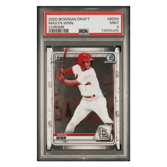Masyn Winn PSA 9 2020 Topps Bowman Draft Chrome Card #BD59