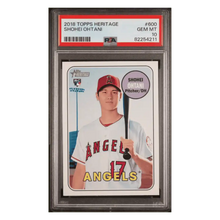 Shohei Ohtani PSA 10 2018 Topps Heritage Rookie RC Card #600