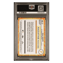 Paul Skenes PSA 10 2024 Topps Chrome Radiating Rookies Card #RR21