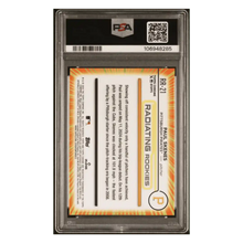 Paul Skenes PSA 10 2024 Topps Chrome Radiating Rookies Card #RR21