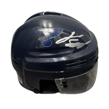 Jimmy Snuggerud St Louis Blues Autographed Mini Replica Blue Helmet - Fanatics COA