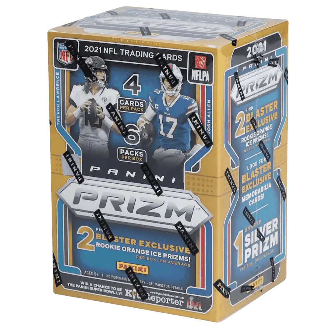 2021 Panini Prizm NFL Football Blaster Box - Orange Ice Prizms