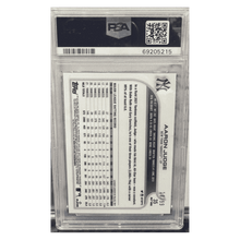 Aaron Judge PSA 10 2022 Topps Chrome Logofractor Edition Green #d/ 99 Card #35