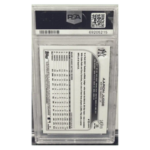 Aaron Judge PSA 10 2022 Topps Chrome Logofractor Edition Green #d/ 99 Card #35