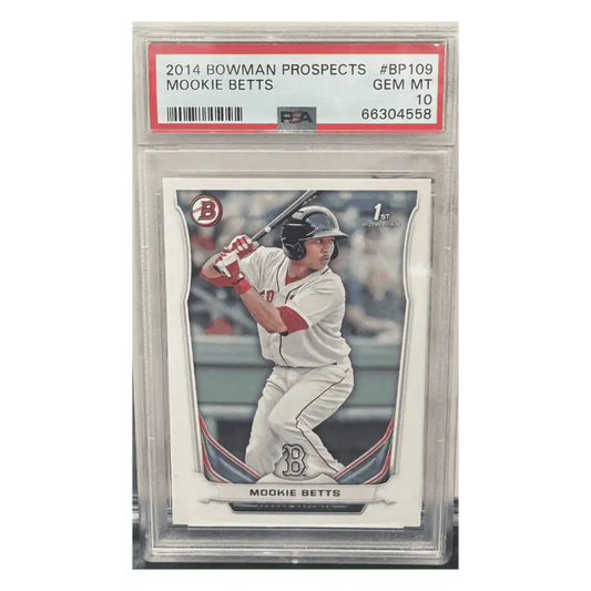 Mookie Betts PSA 10 2014 Topps Bowman Prospects Card #BP109