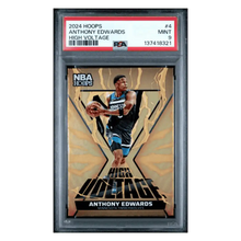 Anthony Edwards PSA 9 2024 Panini NBA Hoops High Voltage Card #4